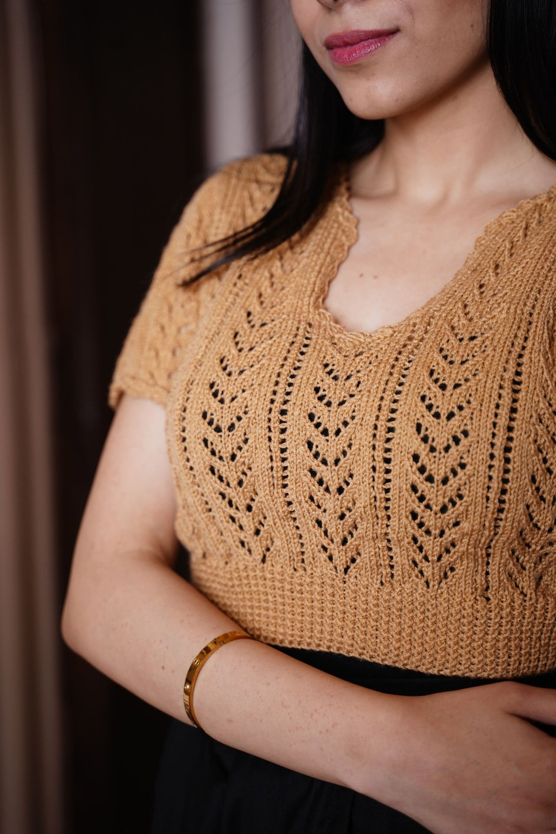 Daisy knit top - Casa d' Leeno